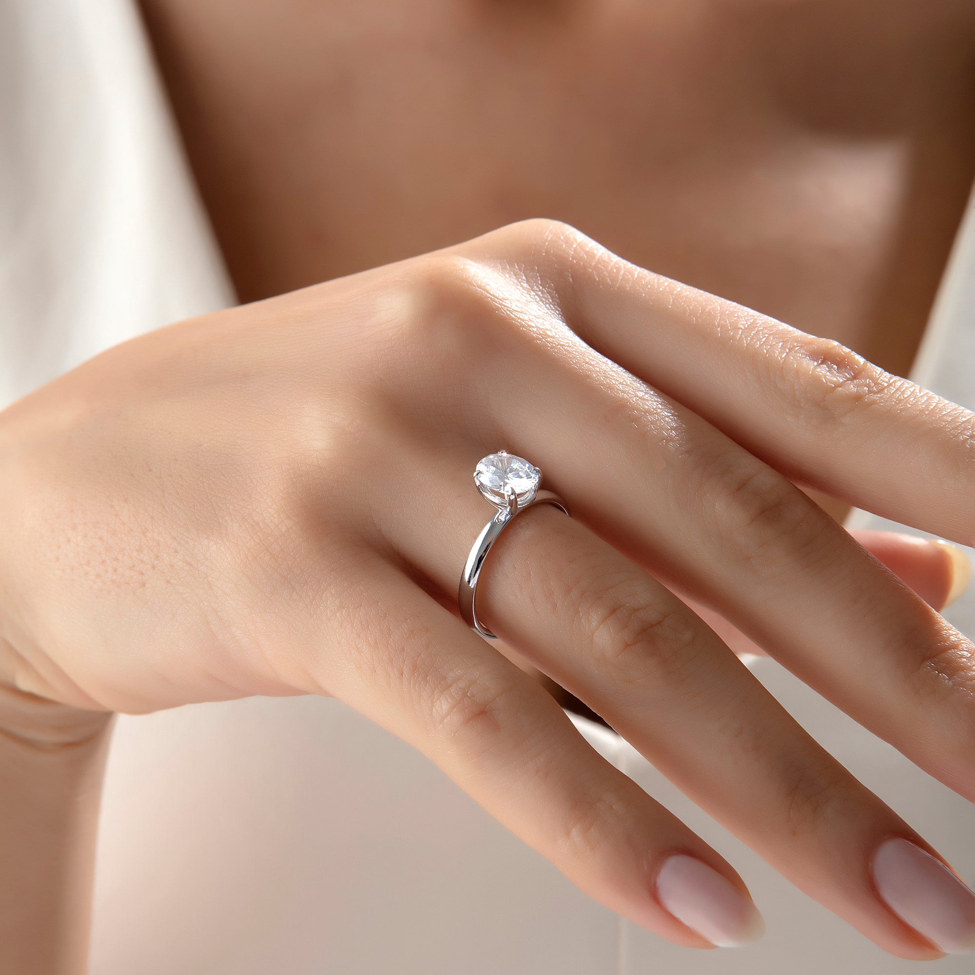 14 Ayar Altın Oval Elegance Yüzük