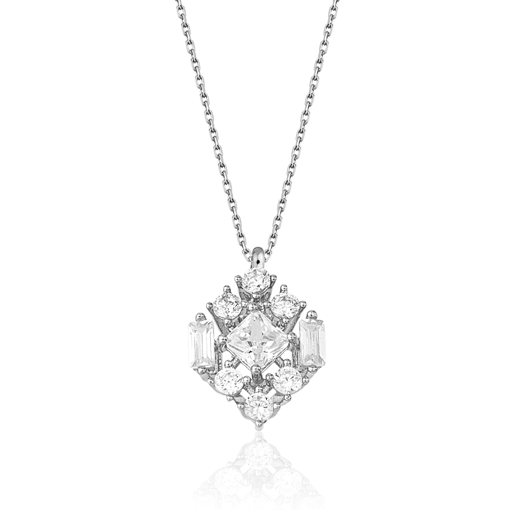 14 Ayar Altın Elegance Baget Kolye